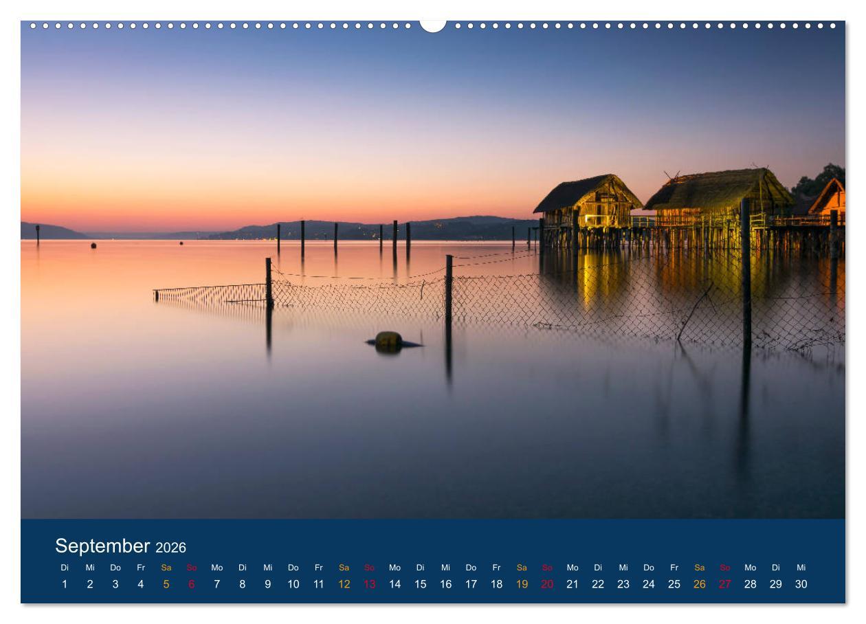 Beispielinhalt (Bild) Ansichten vom Bodensee (Wandkalender 2026 DIN A2 quer), CALVENDO Monatskalender
