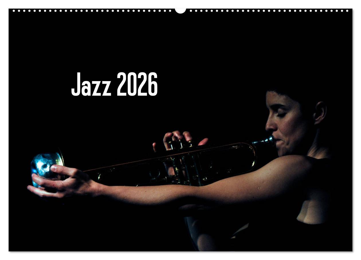 Vorderes Coverbild Jazz 2026 (Wandkalender 2026 DIN A2 quer), CALVENDO Monatskalender