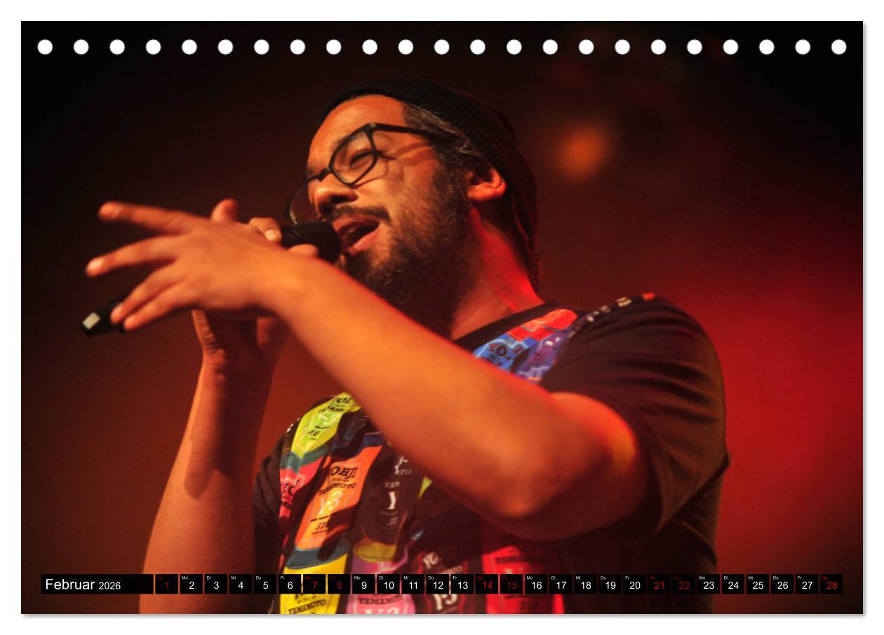 Beispielinhalt (Bild) Jazz 2026 (Tischkalender 2026 DIN A5 quer), CALVENDO Monatskalender