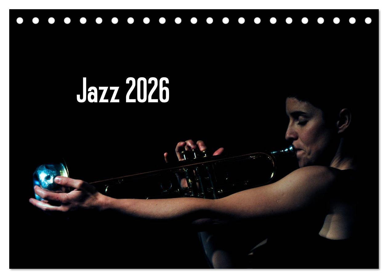 Vorderes Coverbild Jazz 2026 (Tischkalender 2026 DIN A5 quer), CALVENDO Monatskalender