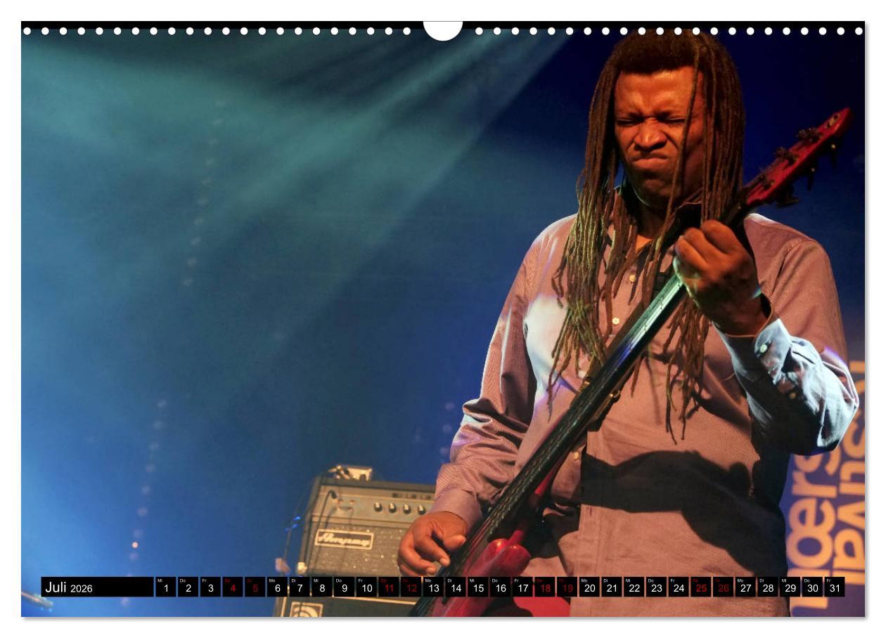 Beispielinhalt (Bild) Jazz 2026 (Wandkalender 2026 DIN A3 quer), CALVENDO Monatskalender