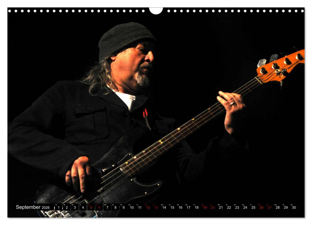 Beispielinhalt (Bild) Jazz 2026 (Wandkalender 2026 DIN A3 quer), CALVENDO Monatskalender