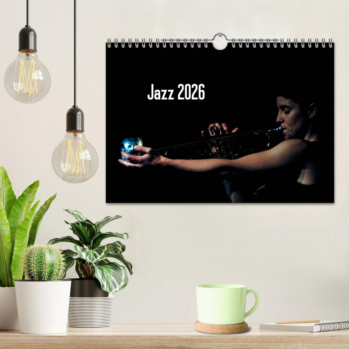 Beispielinhalt (Bild) Jazz 2026 (Wandkalender 2026 DIN A4 quer), CALVENDO Monatskalender