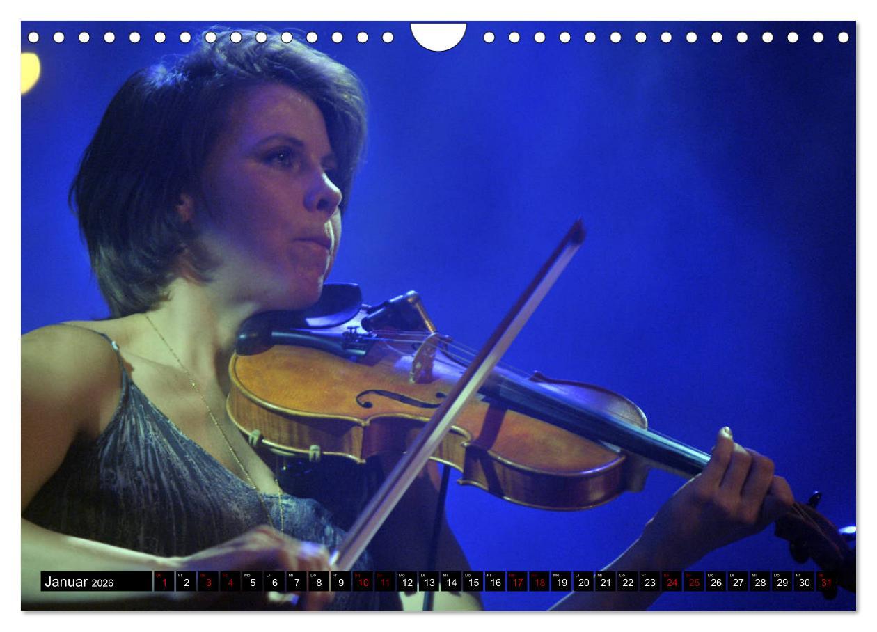 Beispielinhalt (Bild) Jazz 2026 (Wandkalender 2026 DIN A4 quer), CALVENDO Monatskalender