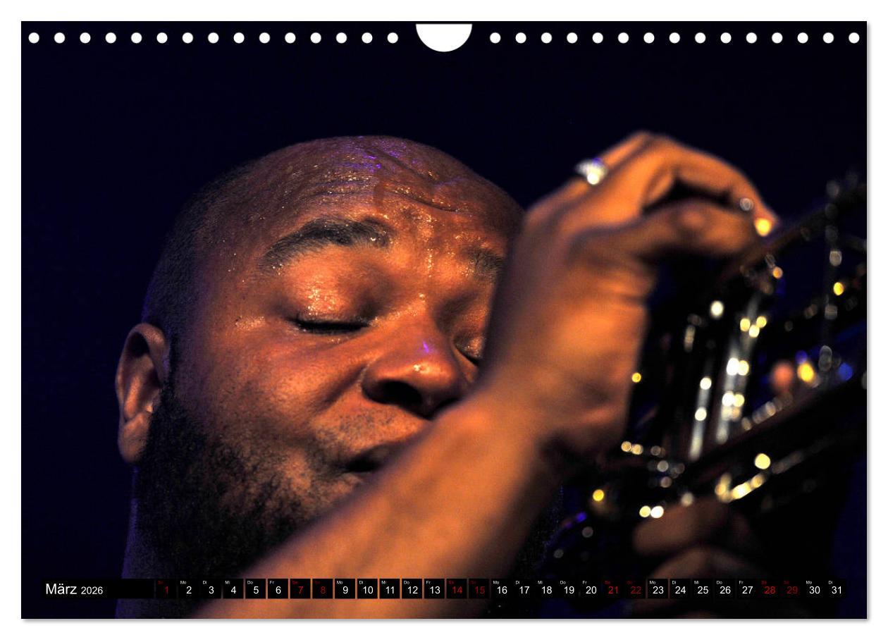 Beispielinhalt (Bild) Jazz 2026 (Wandkalender 2026 DIN A4 quer), CALVENDO Monatskalender