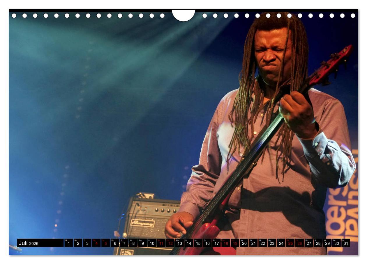 Beispielinhalt (Bild) Jazz 2026 (Wandkalender 2026 DIN A4 quer), CALVENDO Monatskalender