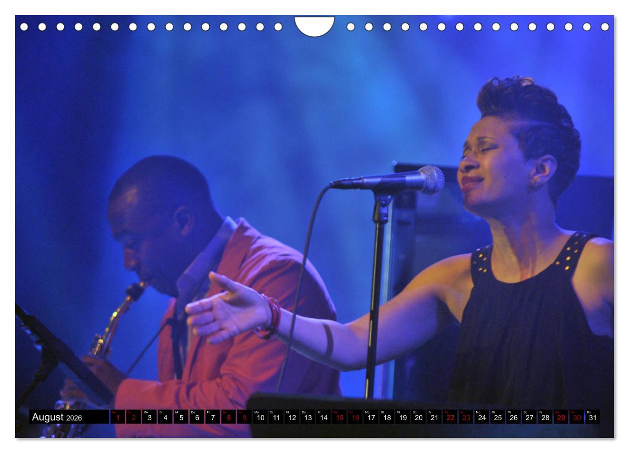 Beispielinhalt (Bild) Jazz 2026 (Wandkalender 2026 DIN A4 quer), CALVENDO Monatskalender