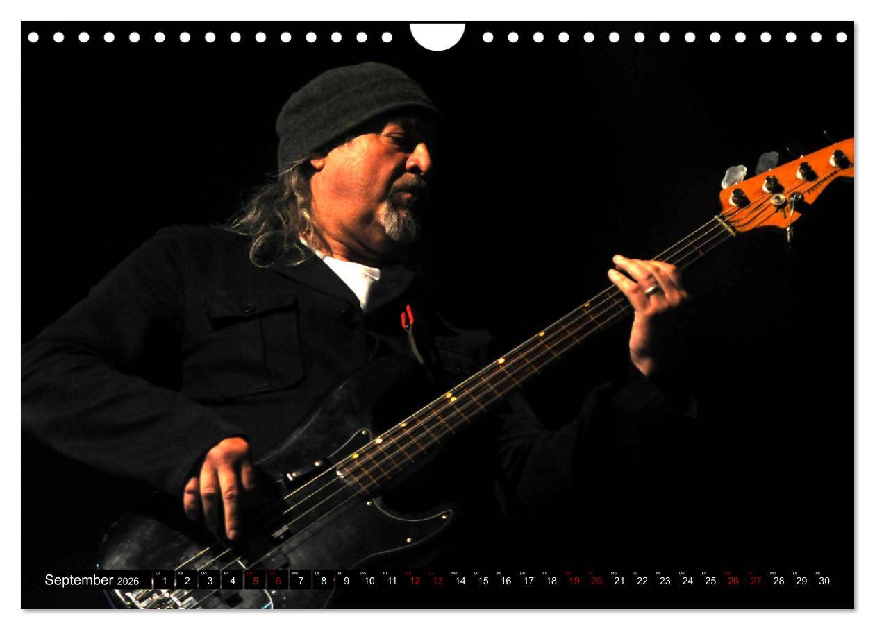 Beispielinhalt (Bild) Jazz 2026 (Wandkalender 2026 DIN A4 quer), CALVENDO Monatskalender