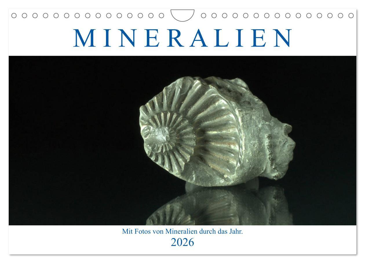Vorderes Coverbild Mineralien (Wandkalender 2026 DIN A4 quer), CALVENDO Monatskalender