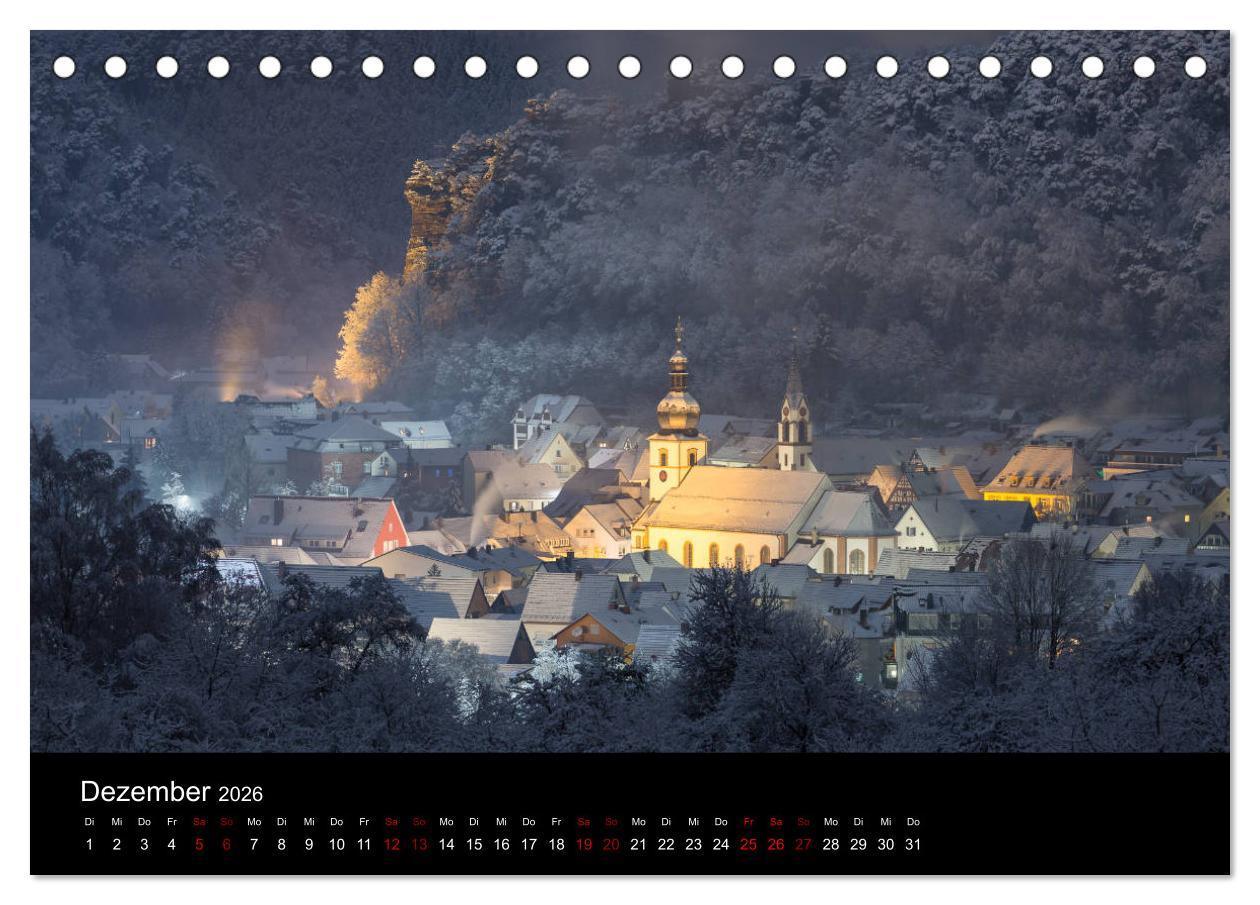 Beispielinhalt (Bild) Sagenhafter Pfälzerwald (Tischkalender 2026 DIN A5 quer), CALVENDO Monatskalender
