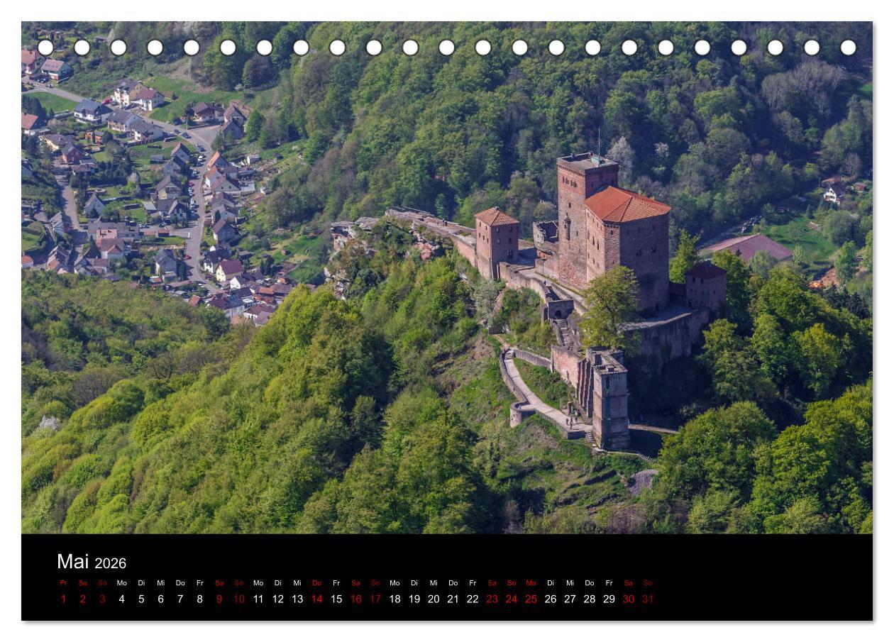 Beispielinhalt (Bild) Sagenhafter Pfälzerwald (Tischkalender 2026 DIN A5 quer), CALVENDO Monatskalender