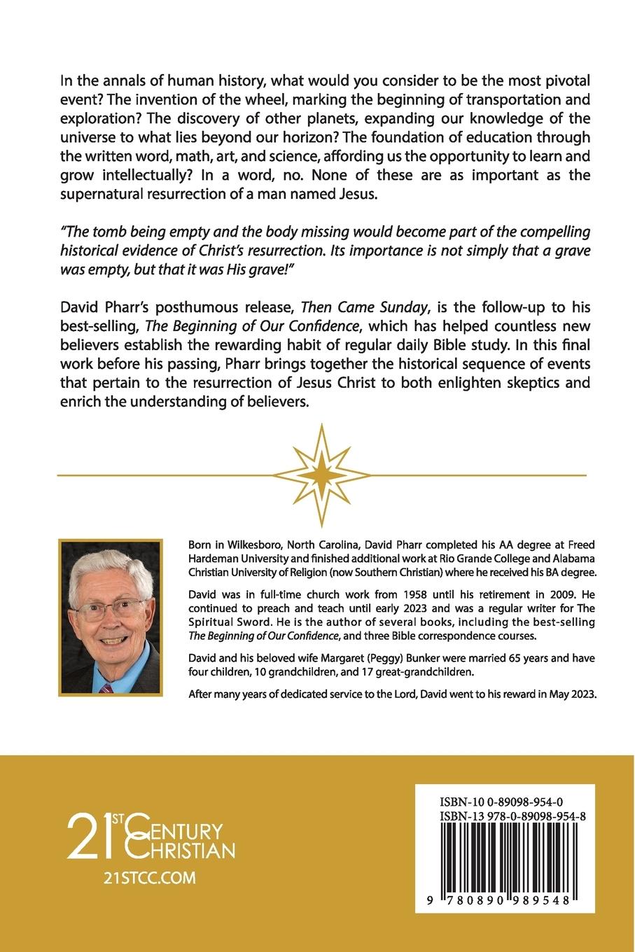 Rückseitencover Then Came Sunday