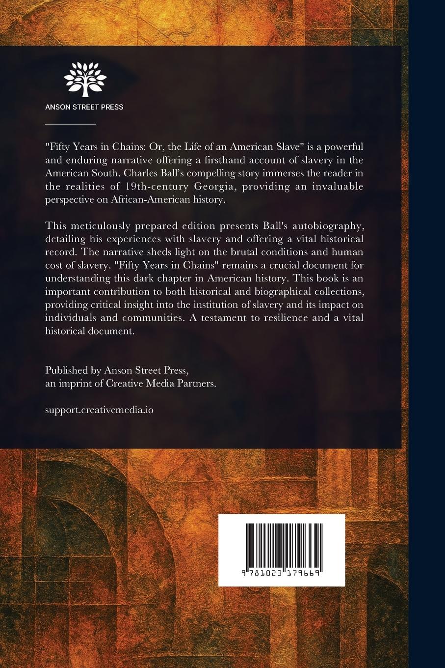 Rückseitencover Fifty Years in Chains; or, the Life of an American Slave