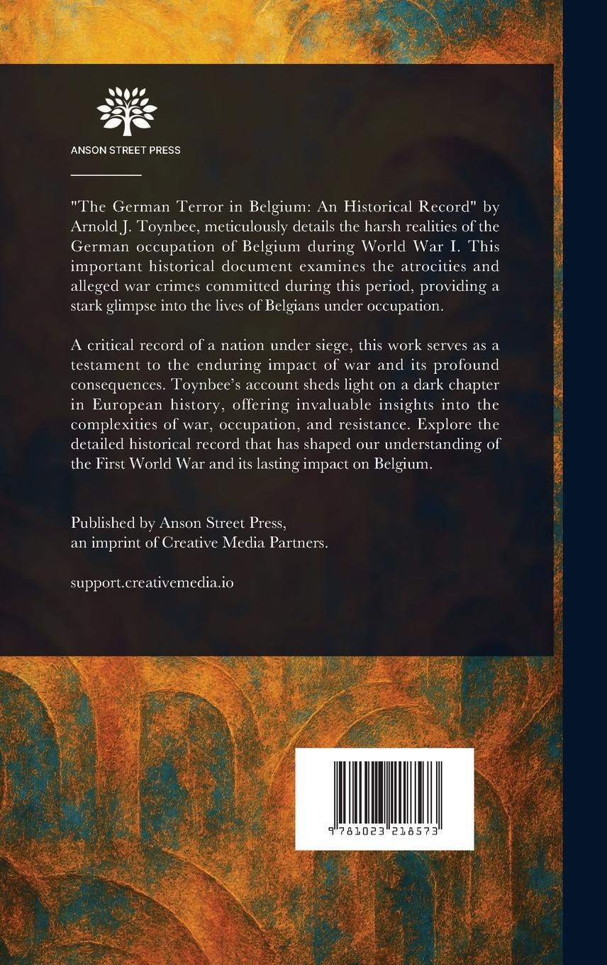 Rückseitencover The German Terror in Belgium