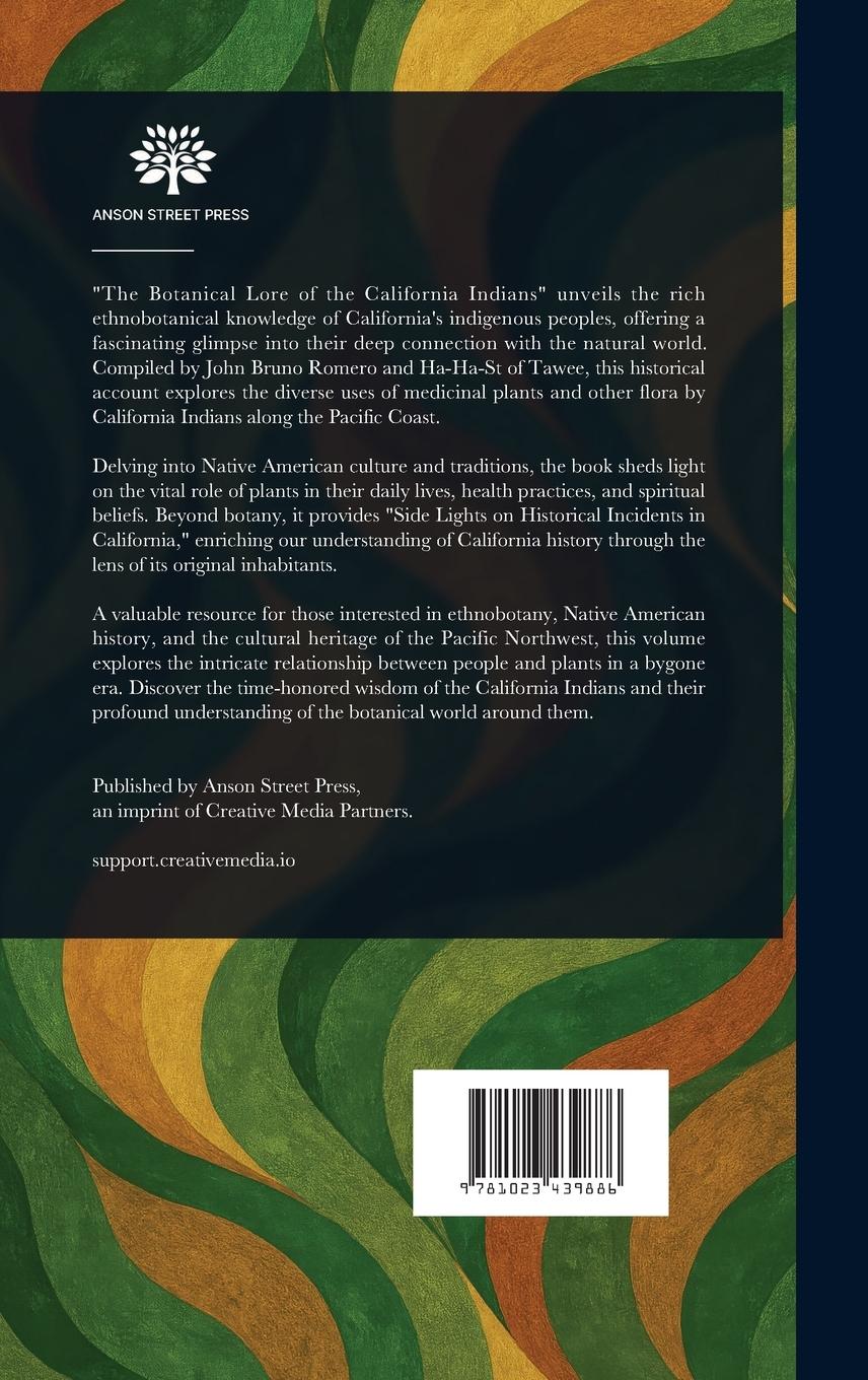 Rückseitencover The Botanical Lore of the California Indians
