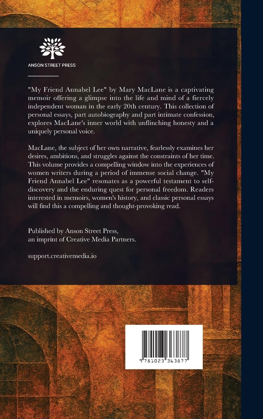 Rückseitencover My Friend Annabel Lee