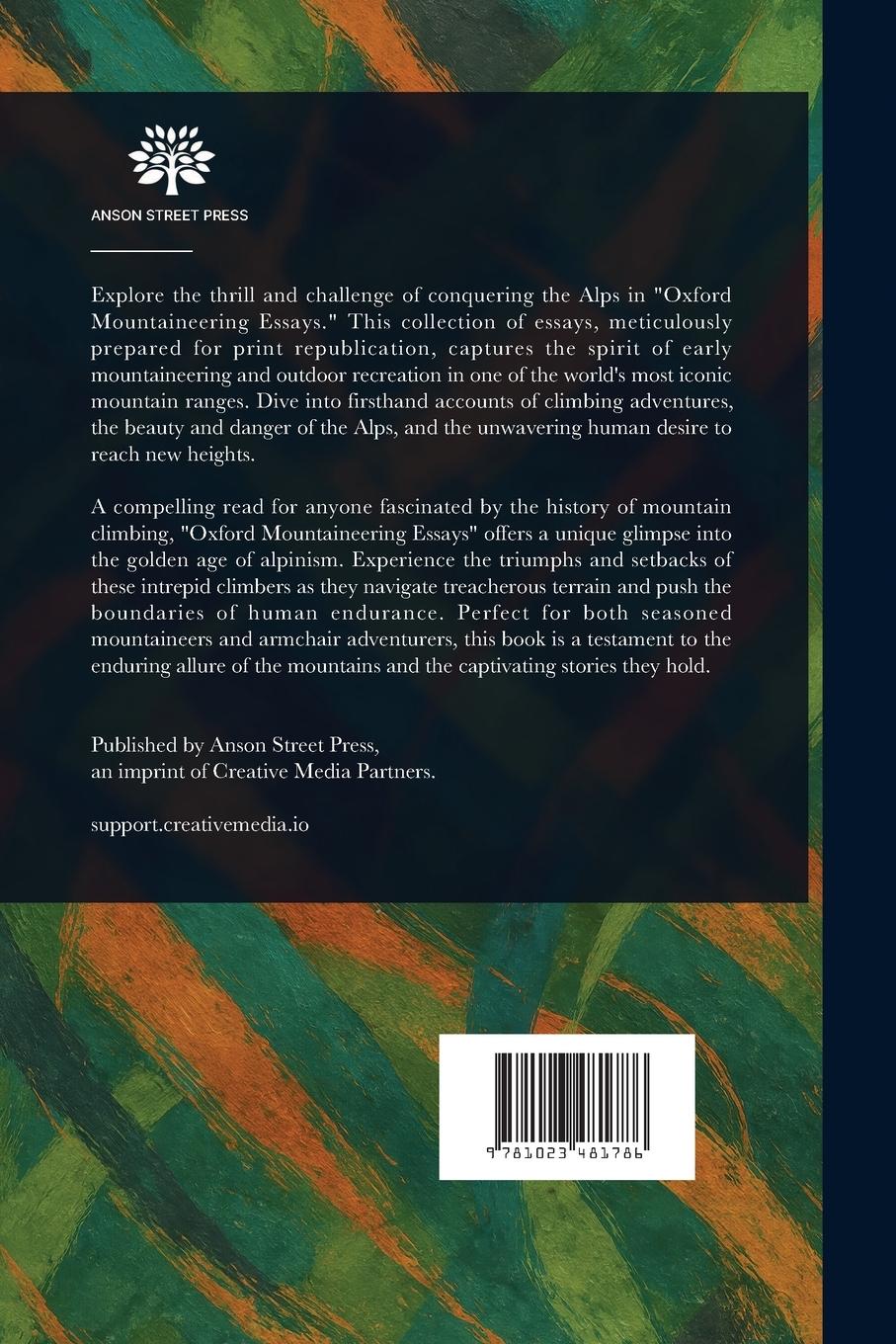 Rückseitencover Oxford Mountaineering Essays