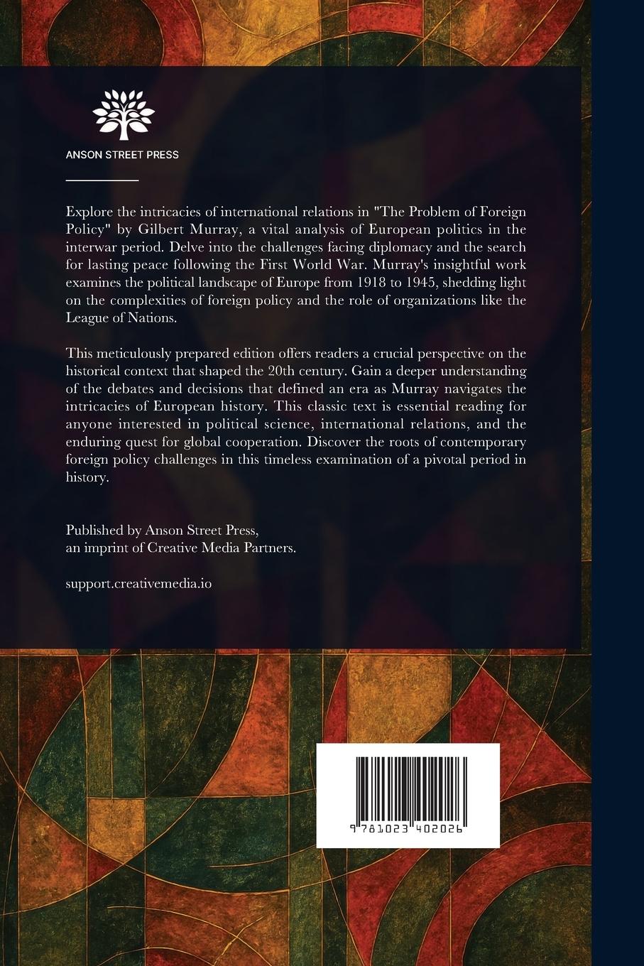 Rückseitencover The Problem of Foreign Policy