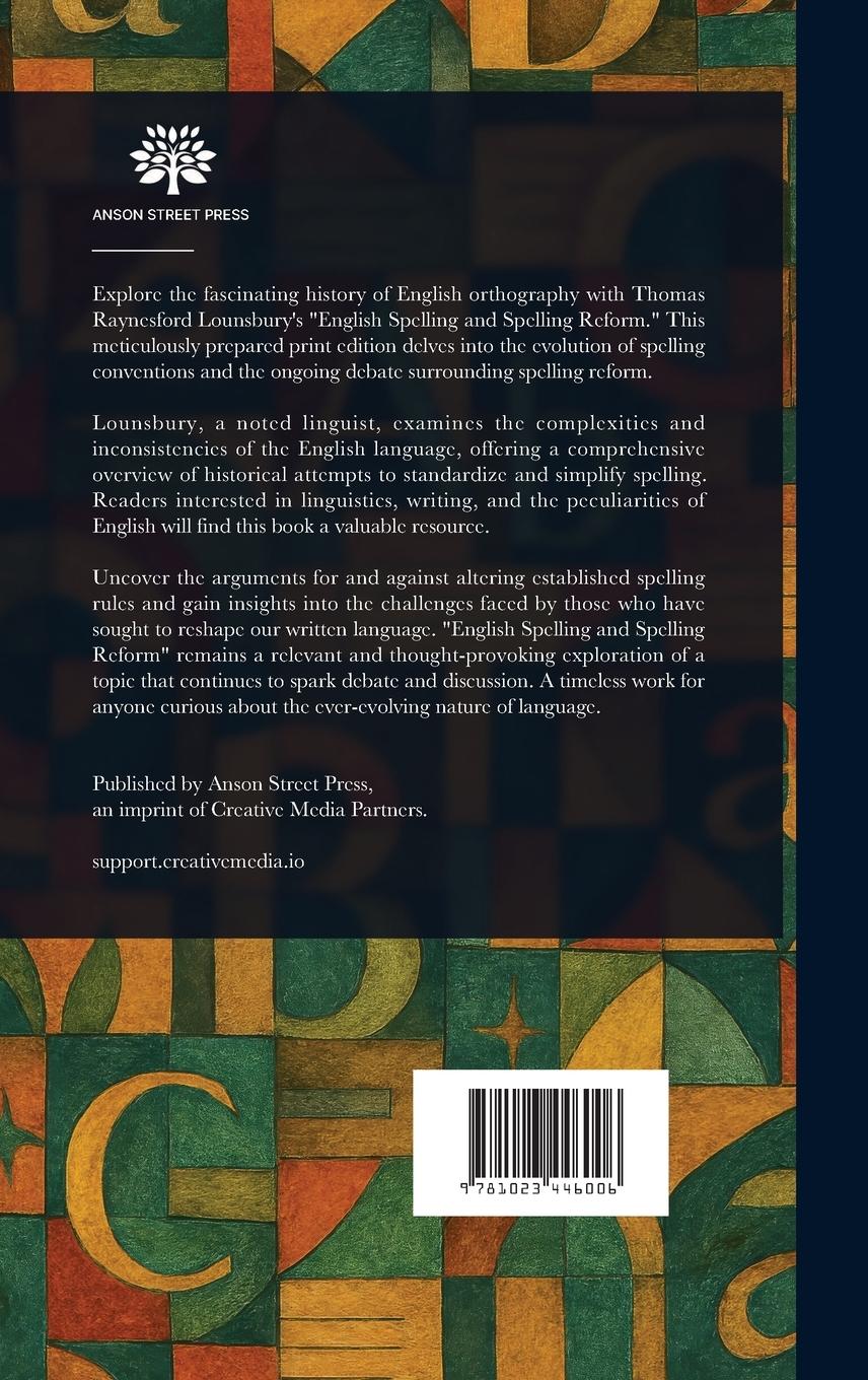 Rückseitencover English Spelling and Spelling Reform