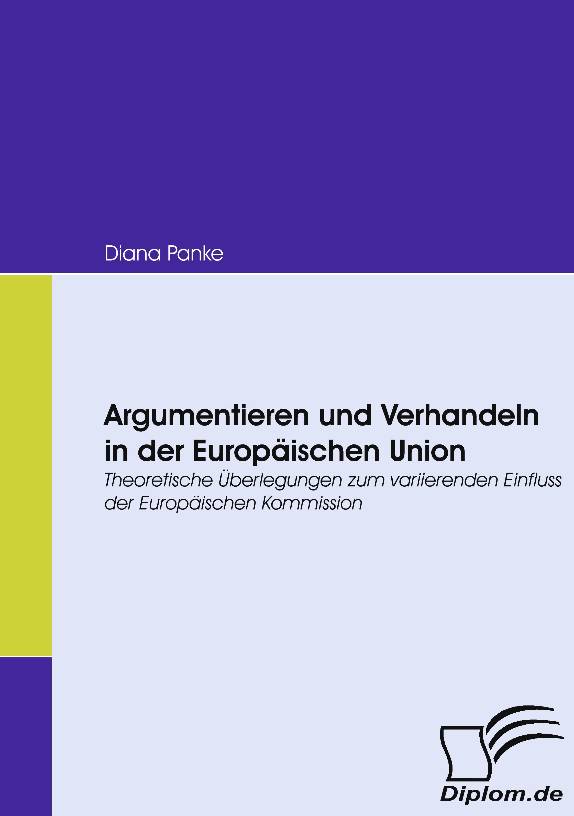 Vorderes Coverbild Argumentieren und Verhandeln in der Europäischen Union