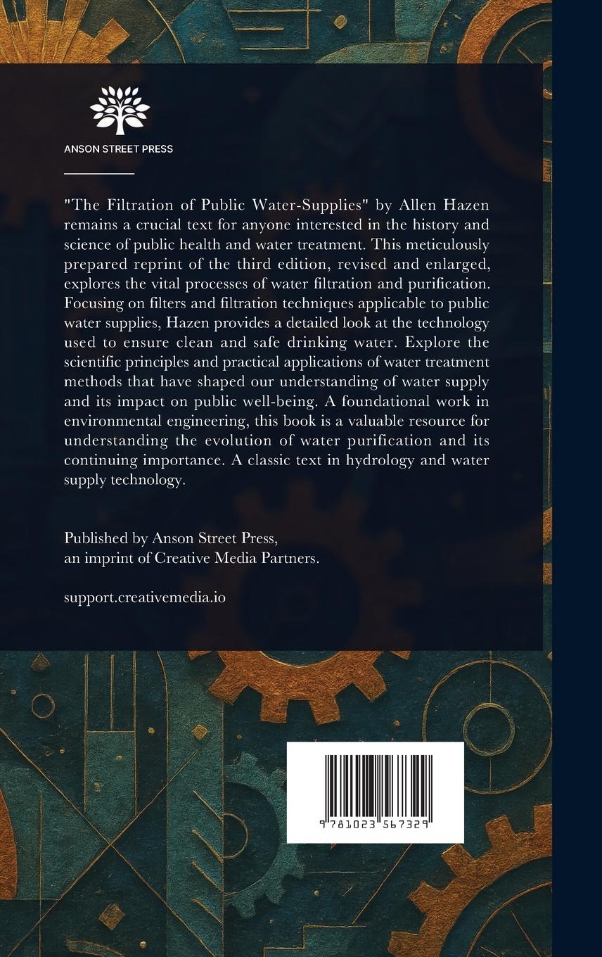 Rückseitencover The Filtration of Public Water-supplies