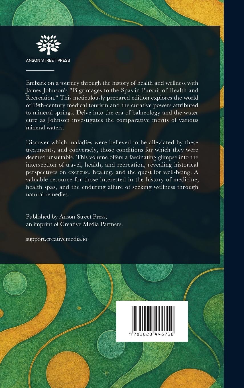 Rückseitencover Pilgrimages to the Spas in Pursuit of Health and Recreation