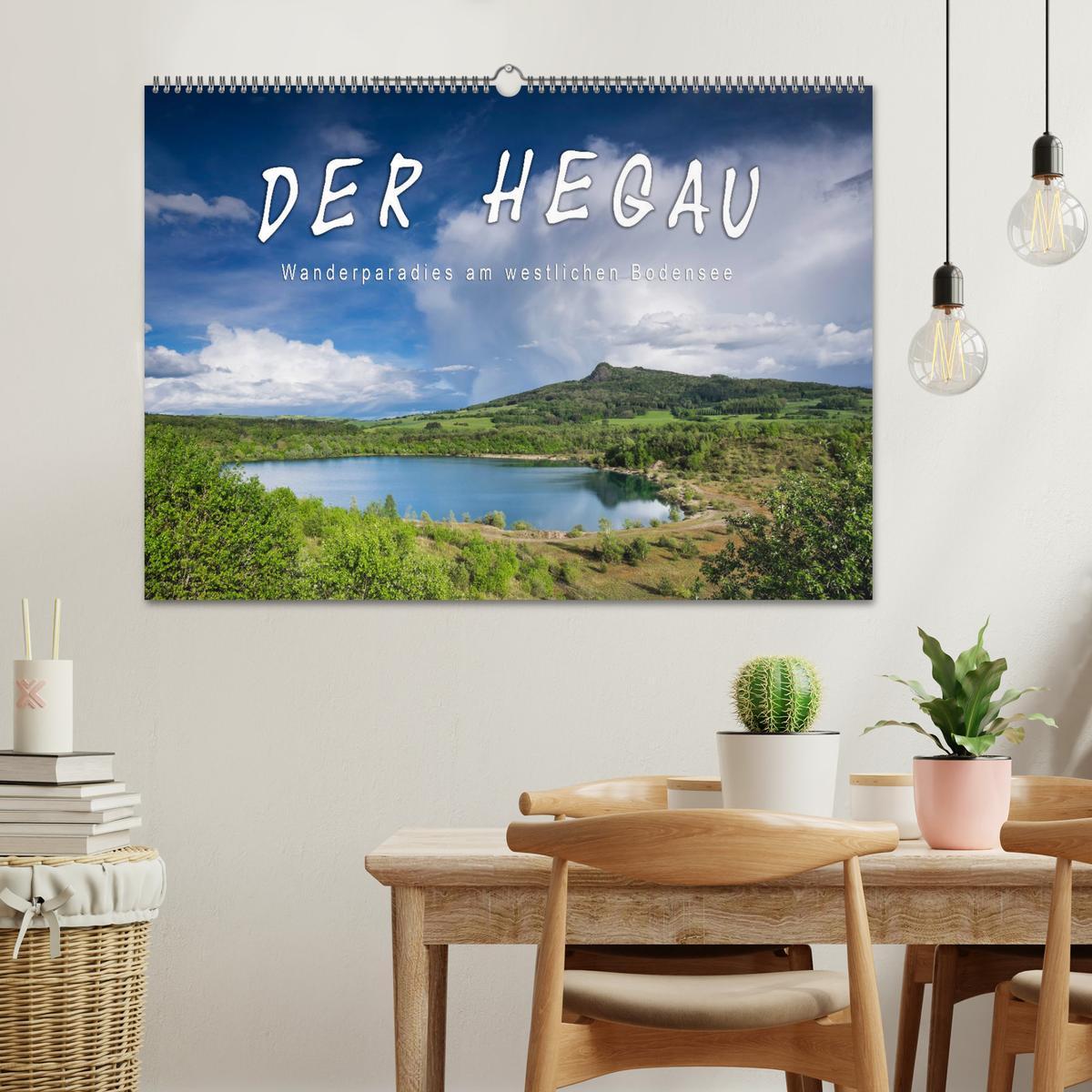 Beispielinhalt (Bild) Der Hegau - Wanderparadies am westlichen Bodensee (Wandkalender 2026 DIN A2 quer), CALVENDO Monatskalender