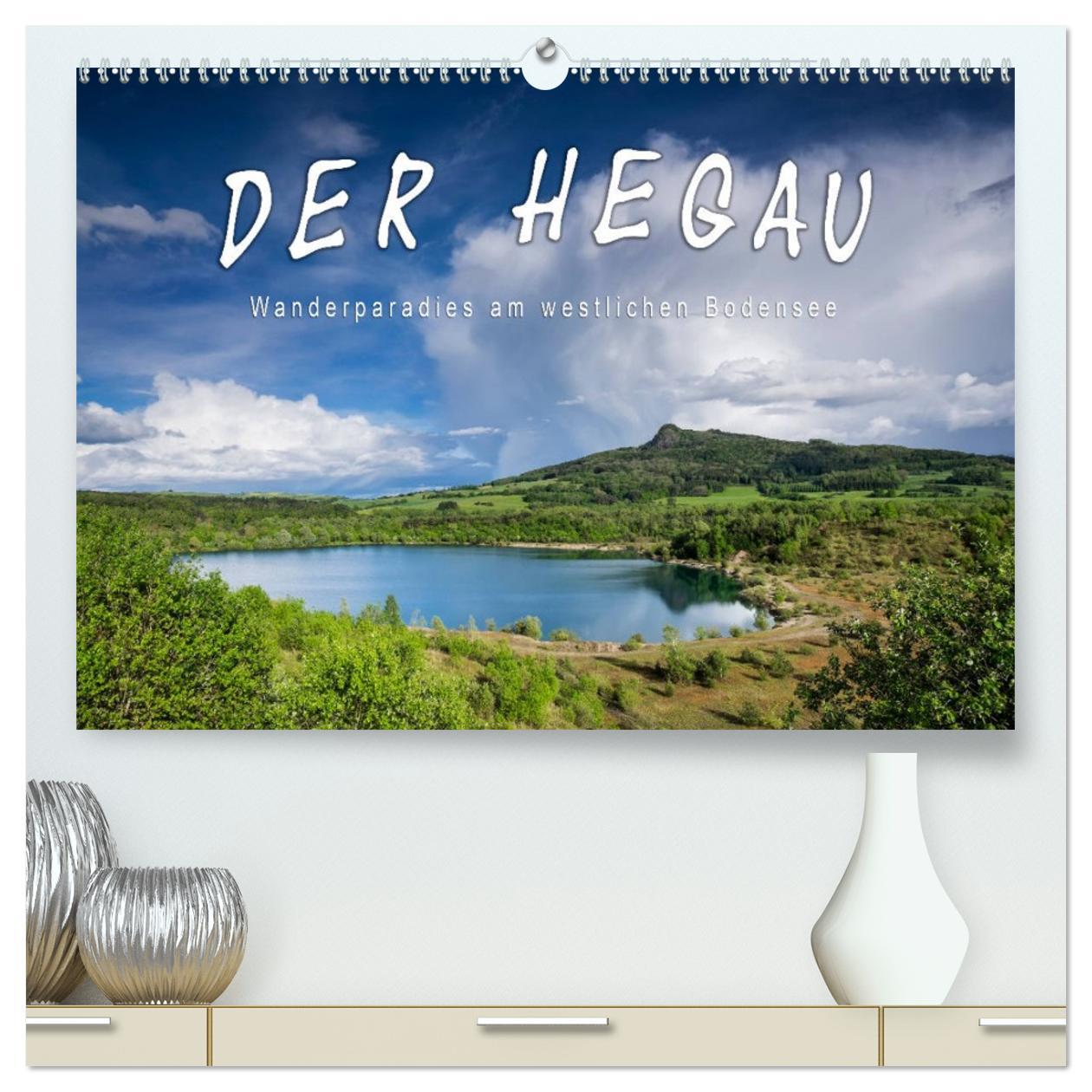 Vorderes Coverbild Der Hegau - Wanderparadies am westlichen Bodensee (hochwertiger Premium Wandkalender 2026 DIN A2 quer), Kunstdruck in Hochglanz