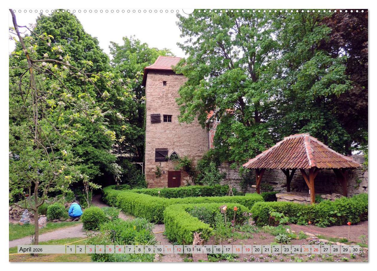 Beispielinhalt (Bild) Bad Langensalza - Die Kur- und Gartenstadt (Wandkalender 2026 DIN A2 quer), CALVENDO Monatskalender