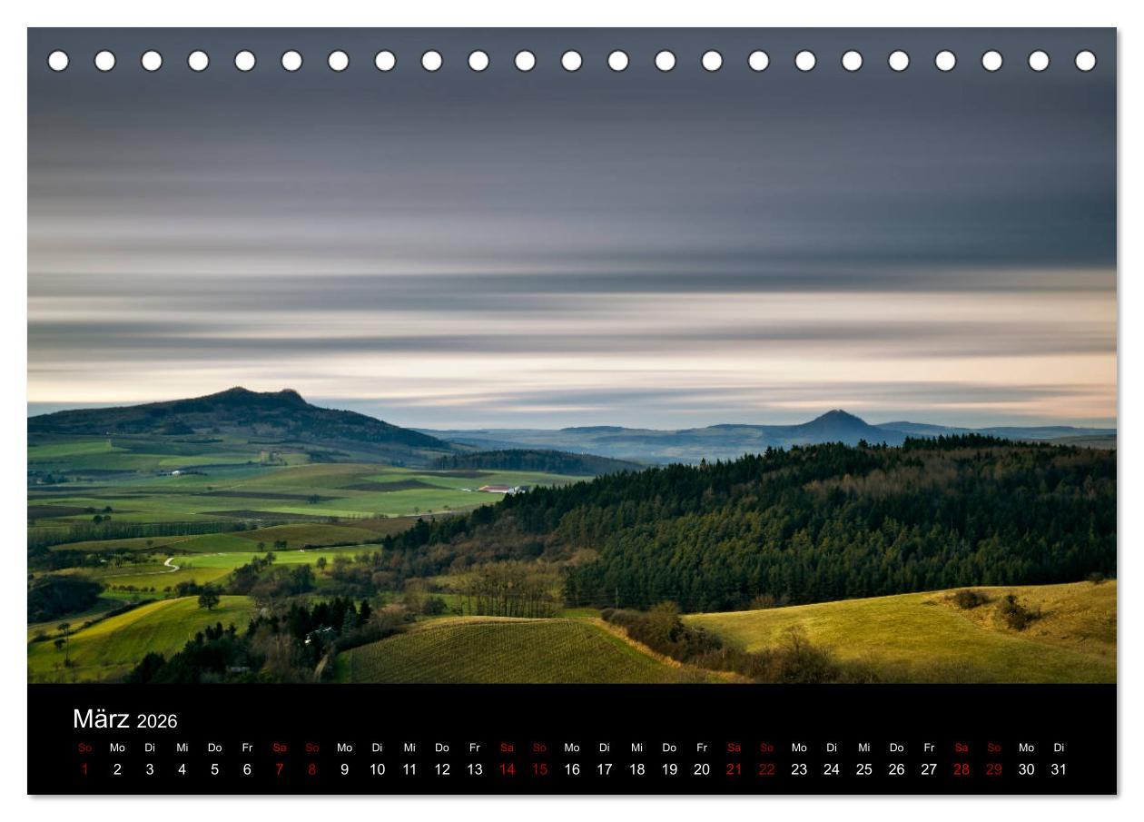 Beispielinhalt (Bild) Der Hegau - Wanderparadies am westlichen Bodensee (Tischkalender 2026 DIN A5 quer), CALVENDO Monatskalender