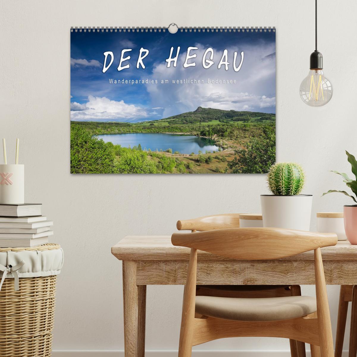 Beispielinhalt (Bild) Der Hegau - Wanderparadies am westlichen Bodensee (Wandkalender 2026 DIN A3 quer), CALVENDO Monatskalender