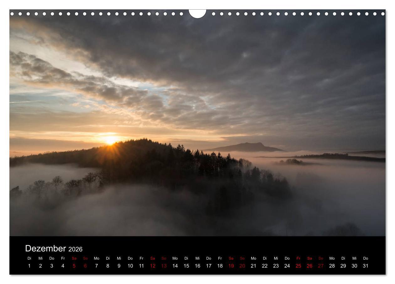 Beispielinhalt (Bild) Der Hegau - Wanderparadies am westlichen Bodensee (Wandkalender 2026 DIN A3 quer), CALVENDO Monatskalender