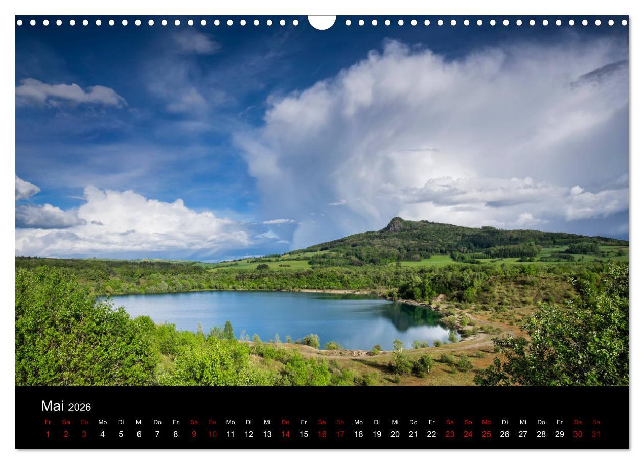 Beispielinhalt (Bild) Der Hegau - Wanderparadies am westlichen Bodensee (Wandkalender 2026 DIN A3 quer), CALVENDO Monatskalender