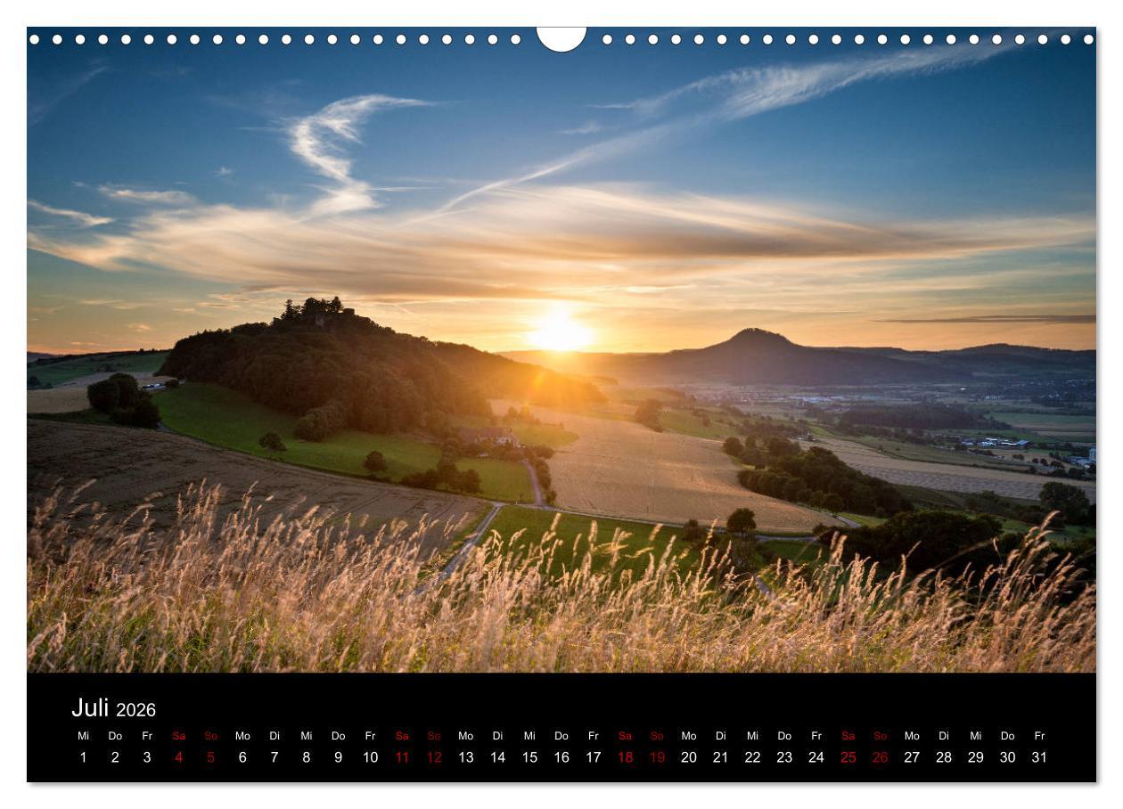 Beispielinhalt (Bild) Der Hegau - Wanderparadies am westlichen Bodensee (Wandkalender 2026 DIN A3 quer), CALVENDO Monatskalender