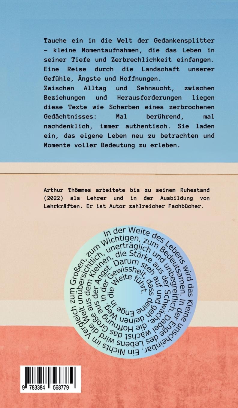 Rückseitencover GEDANKENSPLITTER