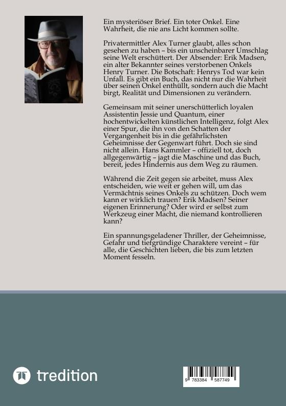 Rückseitencover Alex Turner " Operation Henry"