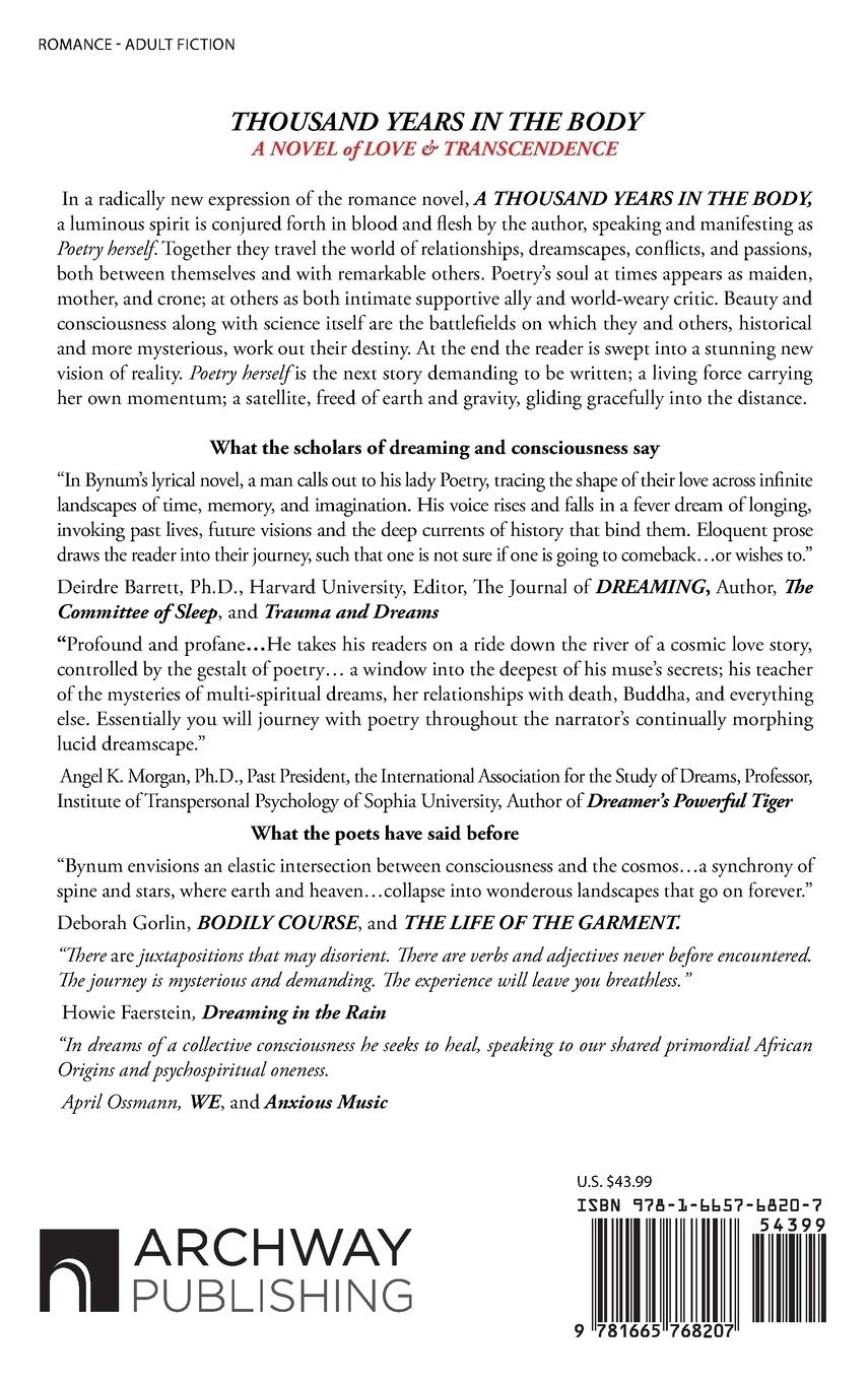 Rückseitencover A Thousand Years in the Body