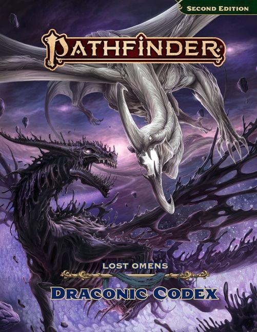 Vorderes Coverbild Pathfinder Lost Omens Draconic Codex