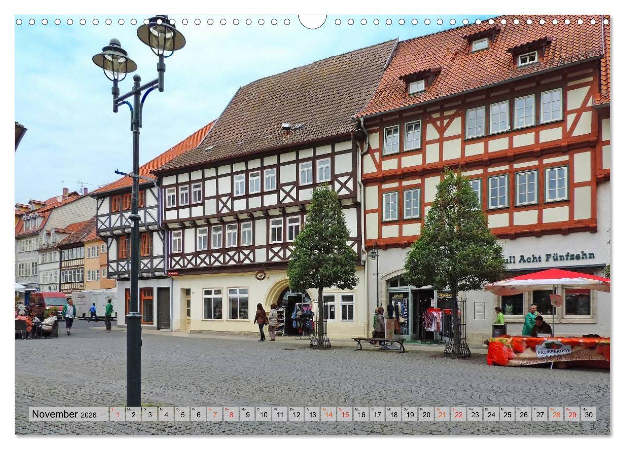 Beispielinhalt (Bild) Bad Langensalza - Die Kur- und Gartenstadt (Wandkalender 2026 DIN A3 quer), CALVENDO Monatskalender