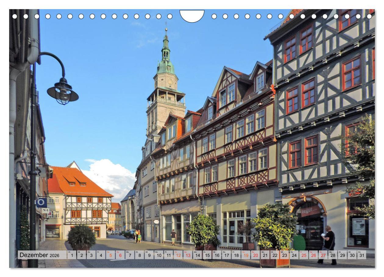 Beispielinhalt (Bild) Bad Langensalza - Die Kur- und Gartenstadt (Wandkalender 2026 DIN A4 quer), CALVENDO Monatskalender