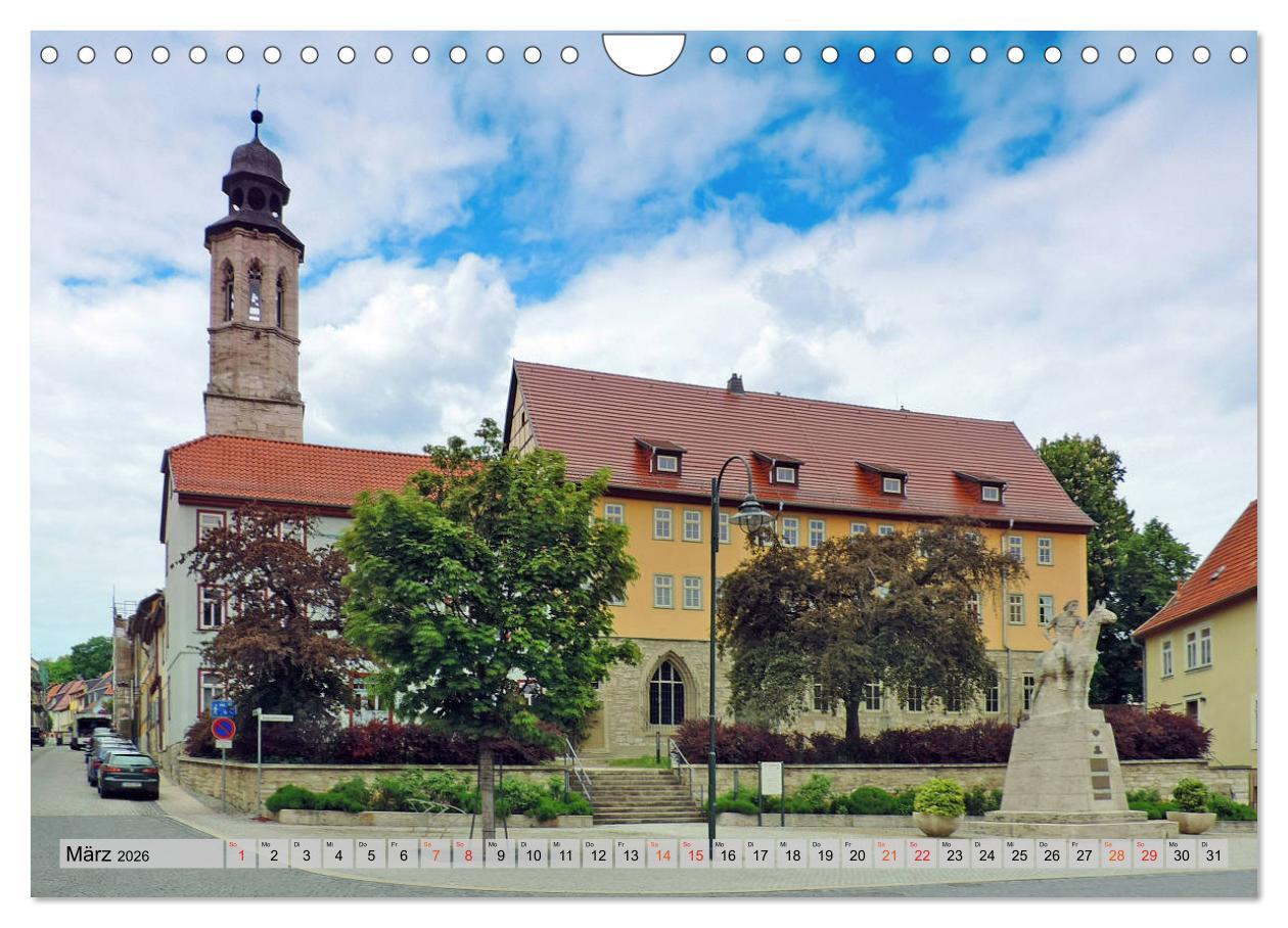 Beispielinhalt (Bild) Bad Langensalza - Die Kur- und Gartenstadt (Wandkalender 2026 DIN A4 quer), CALVENDO Monatskalender