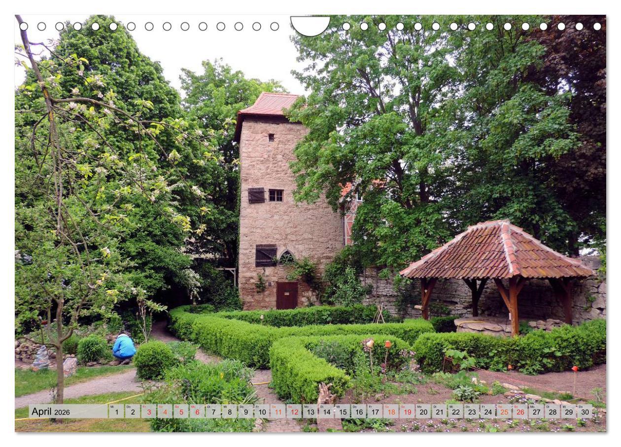 Beispielinhalt (Bild) Bad Langensalza - Die Kur- und Gartenstadt (Wandkalender 2026 DIN A4 quer), CALVENDO Monatskalender