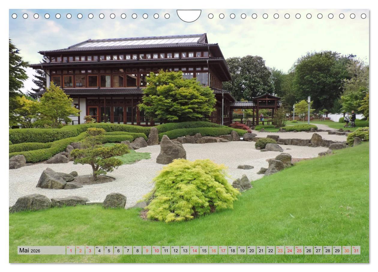 Beispielinhalt (Bild) Bad Langensalza - Die Kur- und Gartenstadt (Wandkalender 2026 DIN A4 quer), CALVENDO Monatskalender