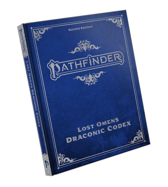Vorderes Coverbild Pathfinder Lost Omens Draconic Codex