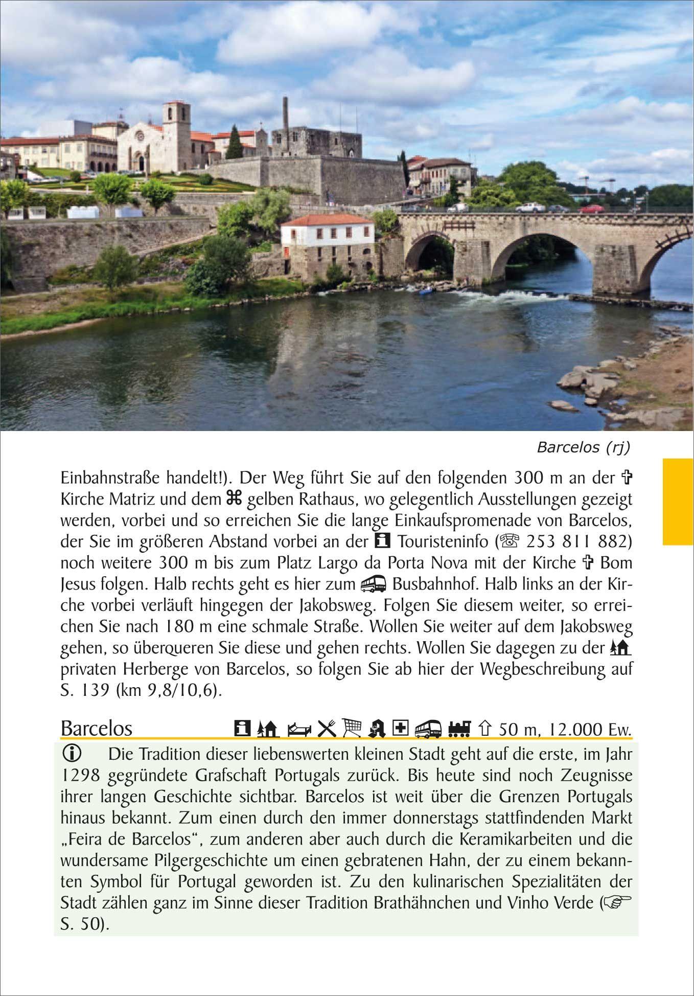Beispielinhalt (Bild) Portugal Spanien: Jakobsweg Caminho Português von Porto nach Santiago und Finisterre