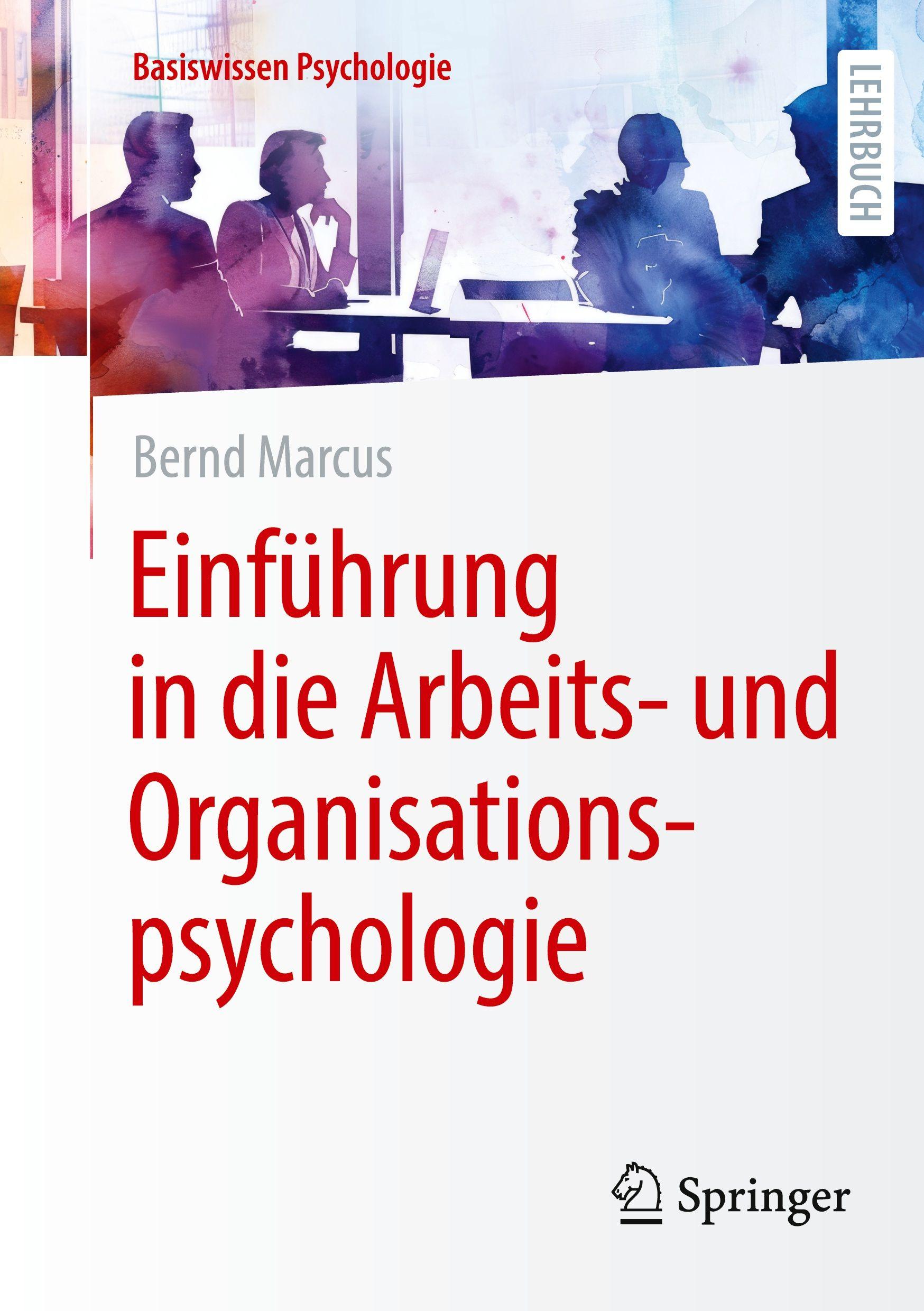 Vorderes Coverbild Einführung in die Arbeits- und Organisationspsychologie