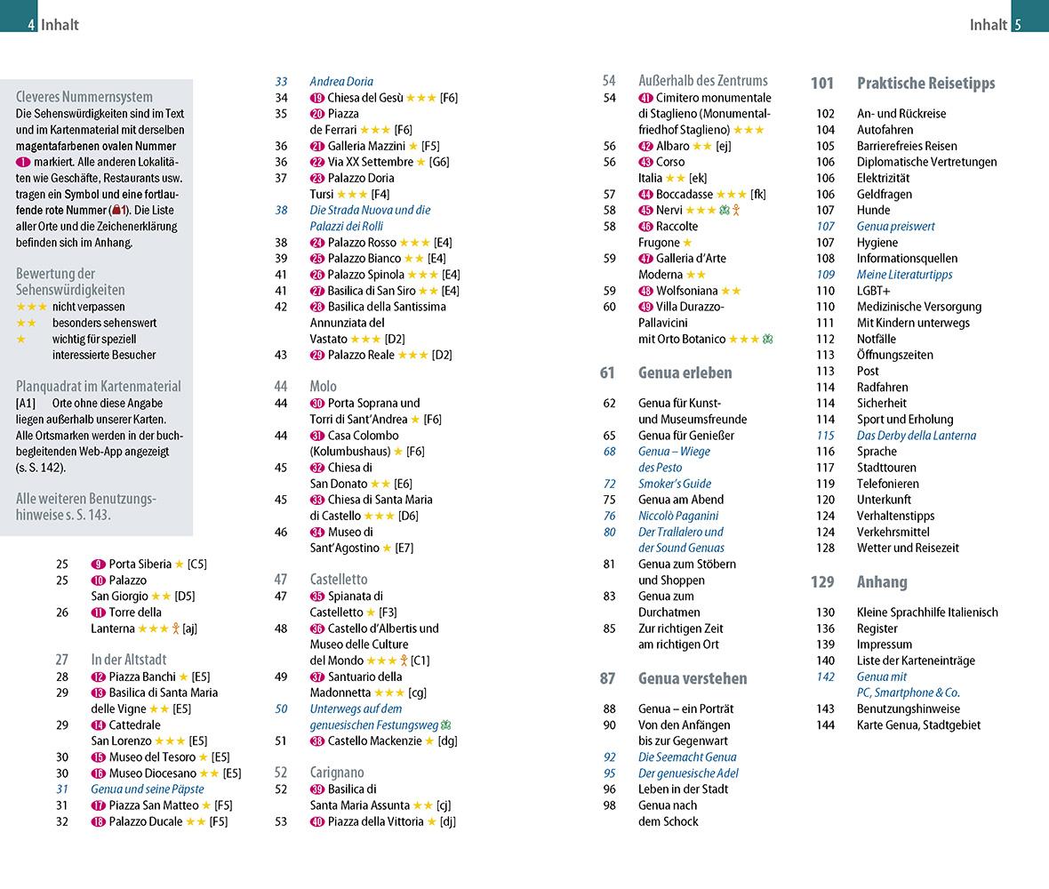 Beispielinhalt (Bild) Reise Know-How CityTrip Genua