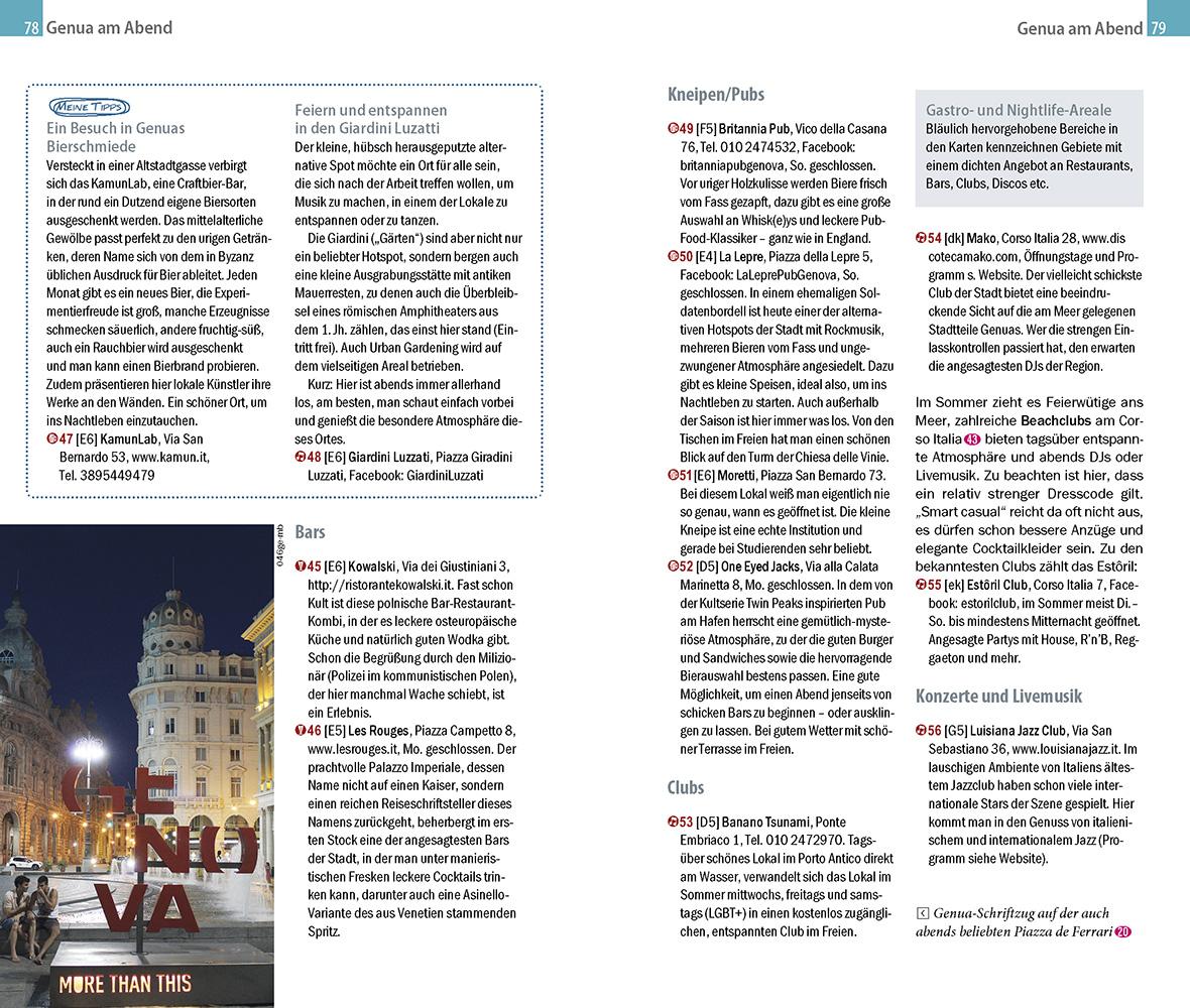 Beispielinhalt (Bild) Reise Know-How CityTrip Genua