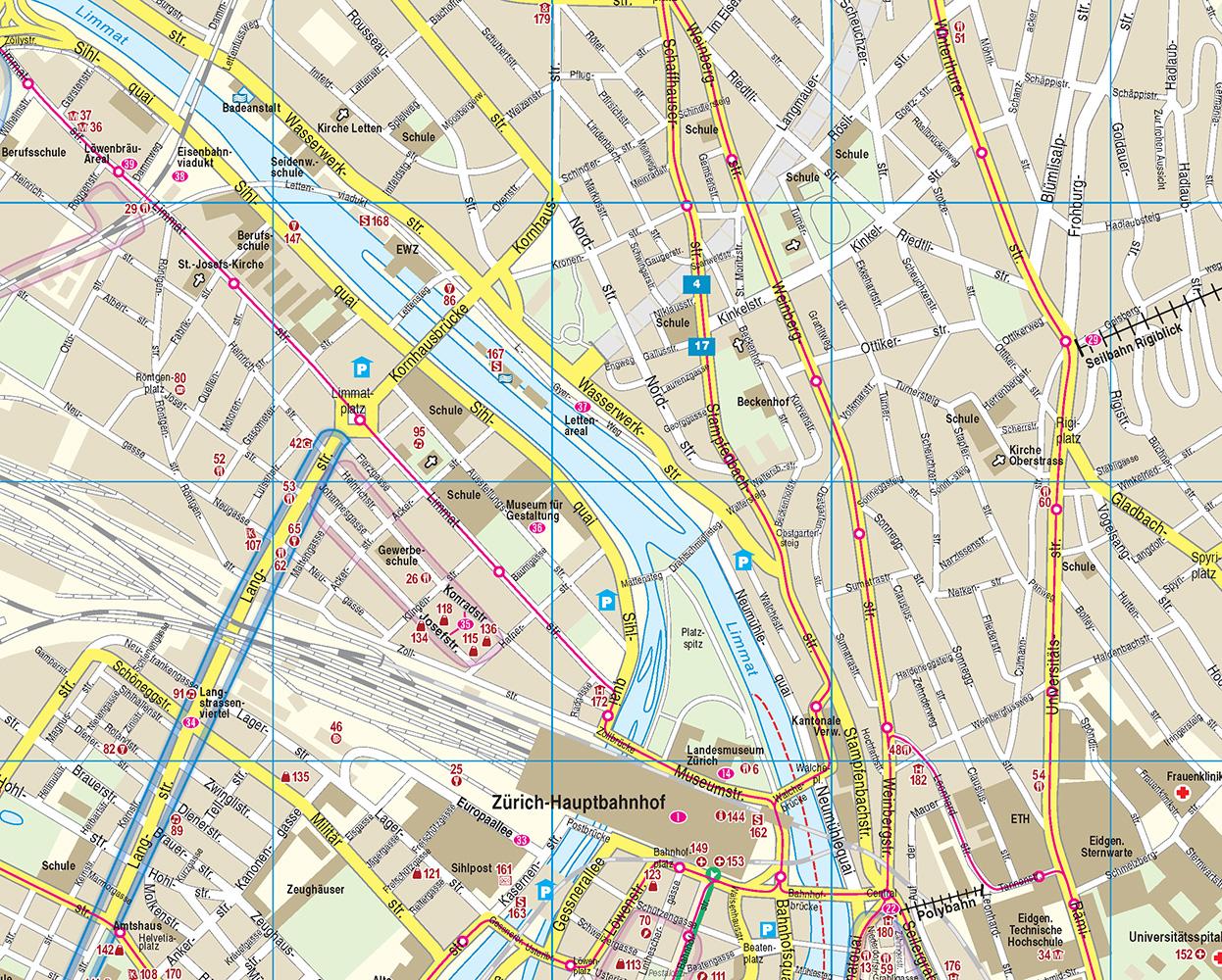 Beispielinhalt (Bild) Reise Know-How CityTrip Zürich