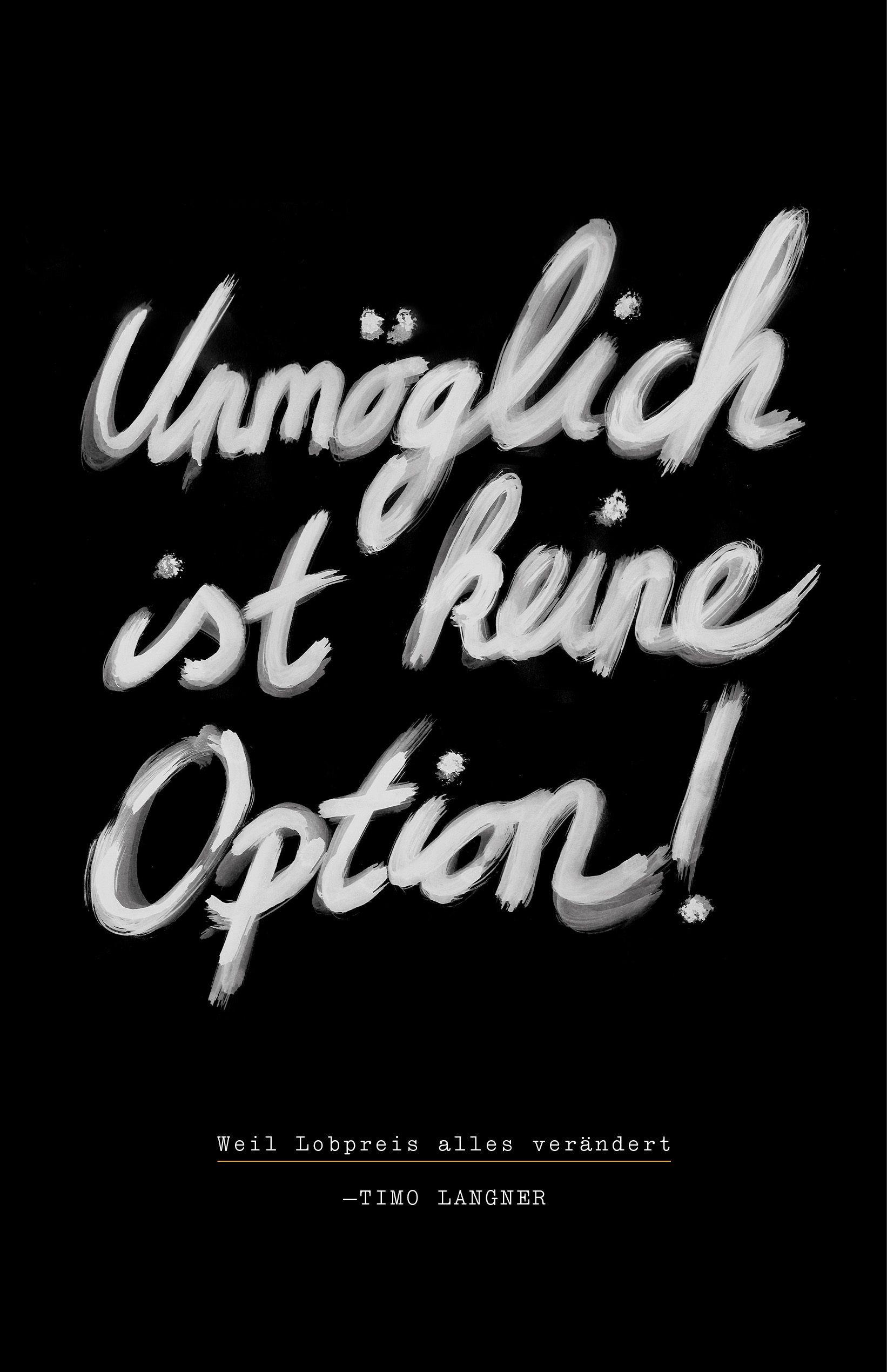 Vorderes Coverbild Unmöglich ist keine Option!